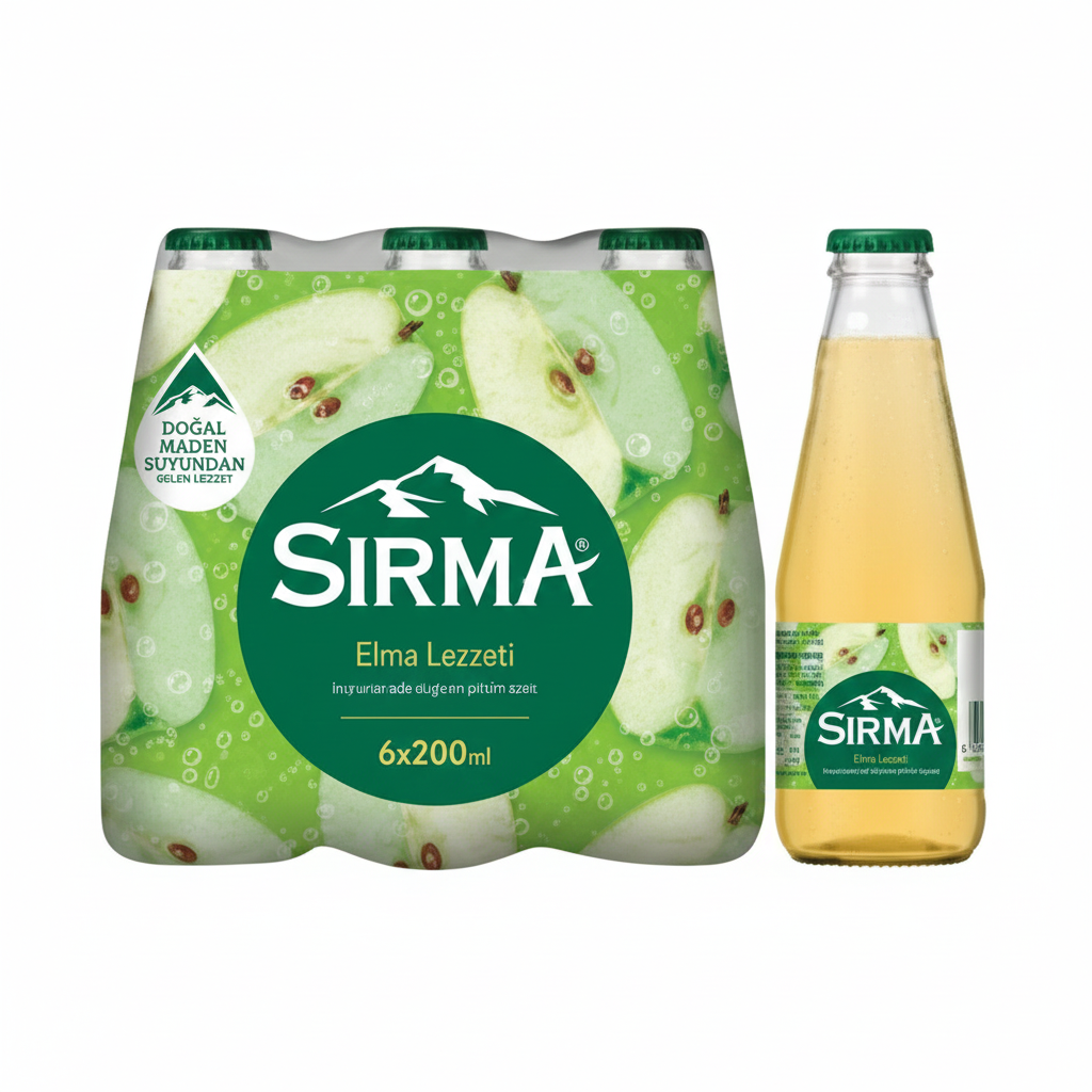 SIRMA ELMALI SODA 200 ML x6
