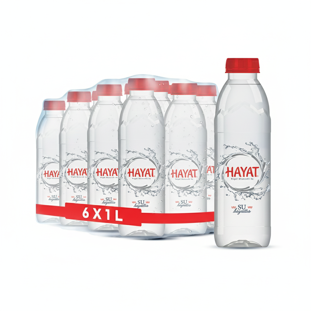 Hayat Premium Pet Şişe Su 6 x 1 L